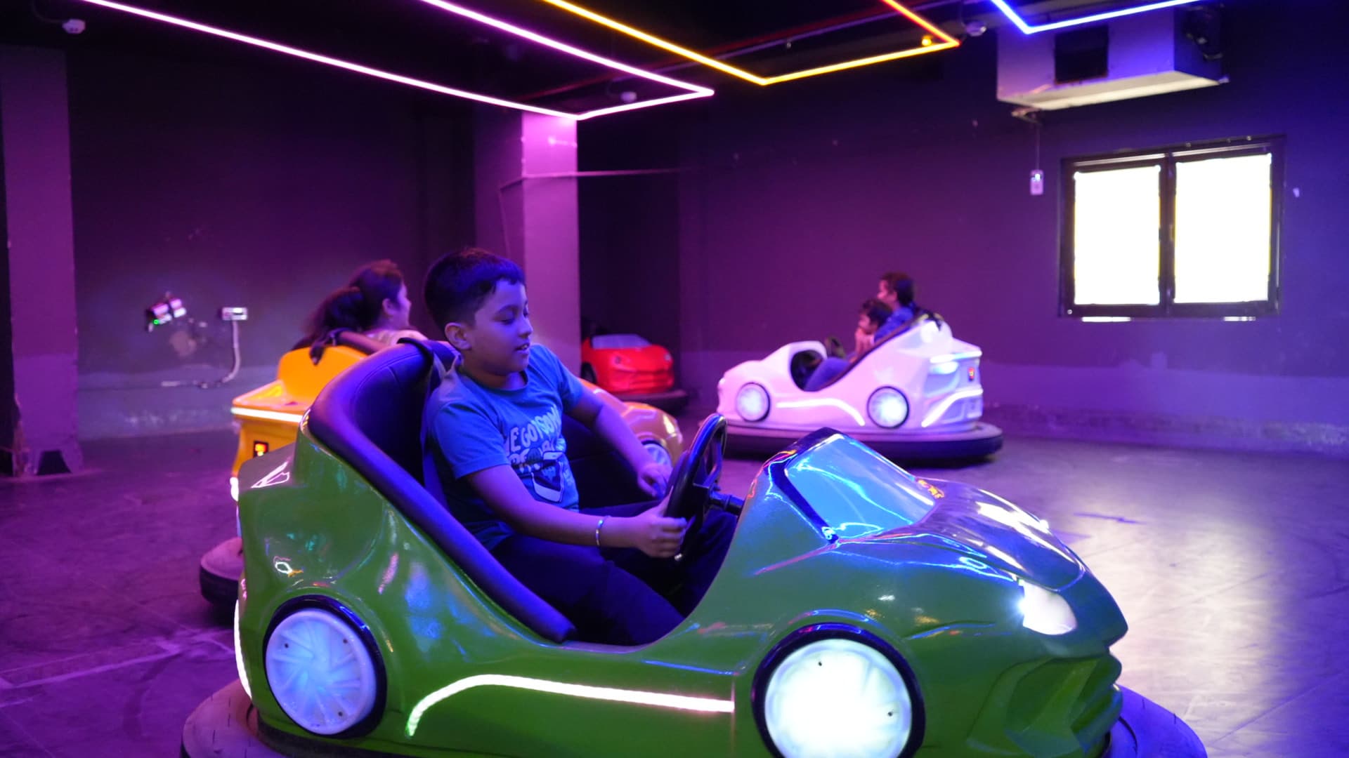 Bumper Cars action