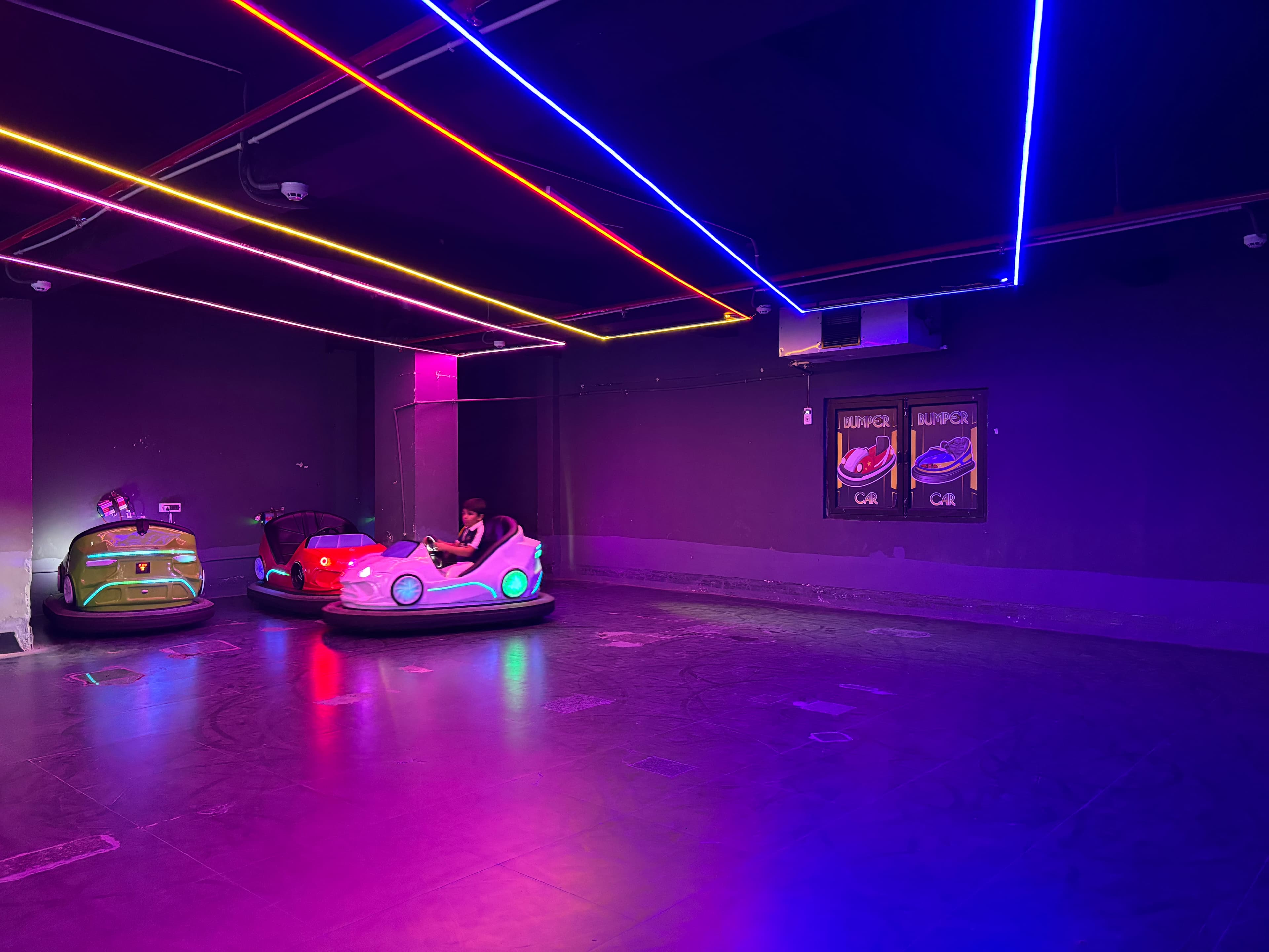 Bumper Cars action