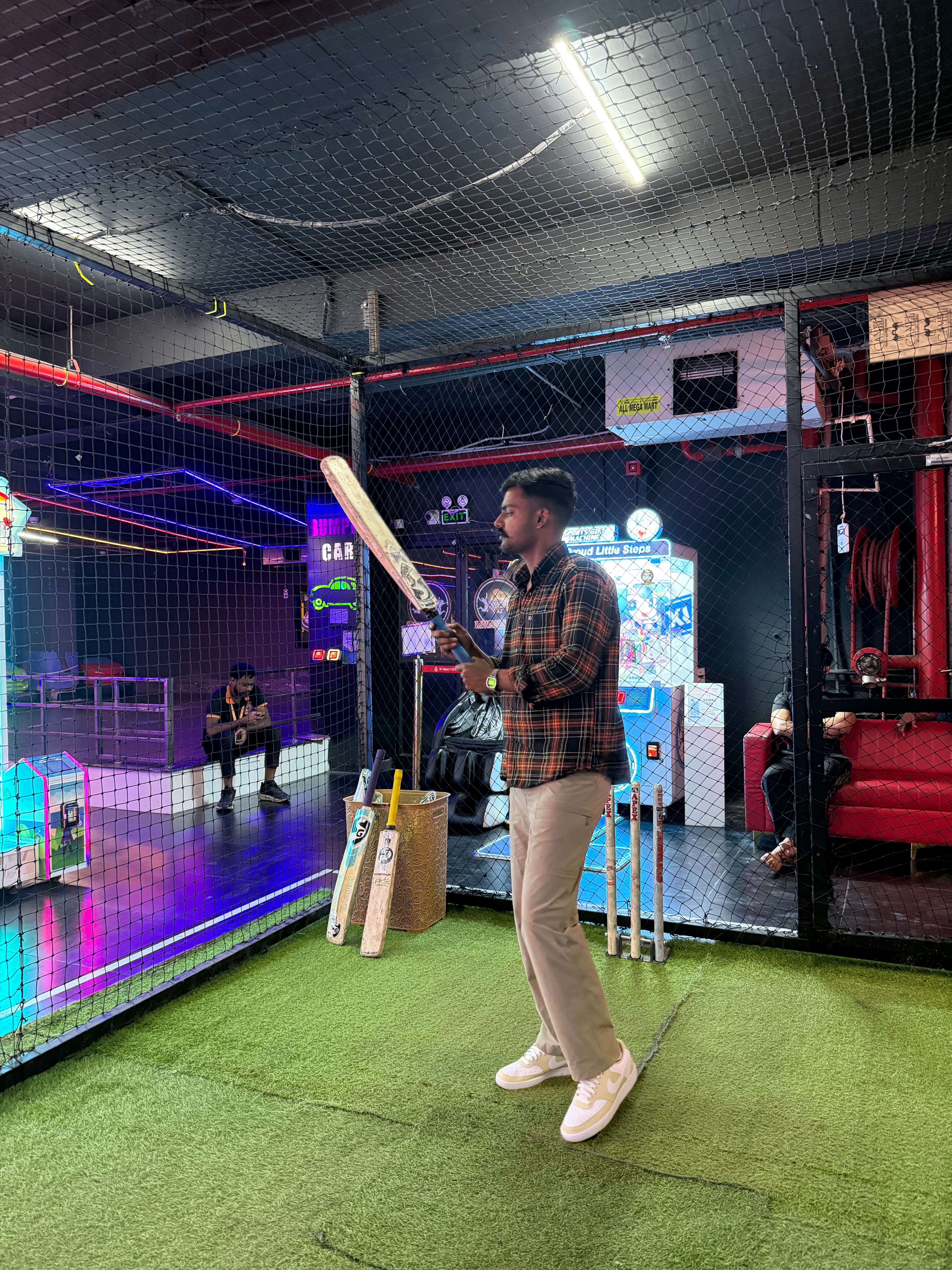 Cricket action